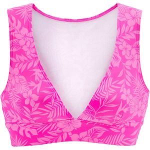 Look - Gedessineerd Bralette Bikini - Pink - Recycling-Polyamide