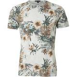KEY LARGO T-shirt - Faded Moss - Katoenmix - Zomerse Tropische Print