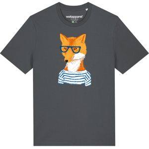 Watapparel Shirt ' Fuchs '  antraciet / gemengde kleuren