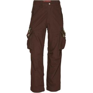 Molecule Cargobroek 'BAGGY'  bruin / rood