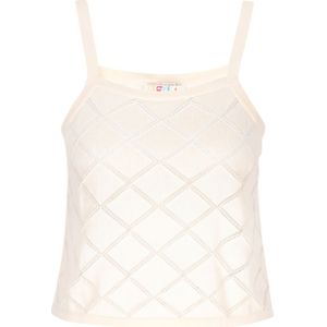 IZIA Gebreide top  crème