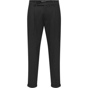 Only & Sons Bandplooibroek 'ONSLOU'  grijs