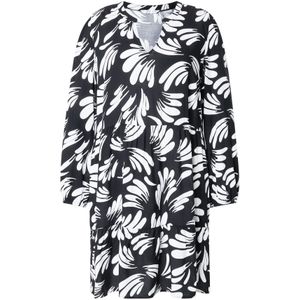 Z-One Jurk 'Ad44ele'  zwart / wit