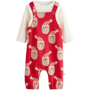 Next Set  beige / rood / wolwit