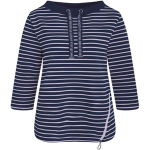 Navigazione Sweatshirt  donkerblauw / wit