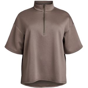 Zizzi Sweatshirt 'Cakatalina'  bruin