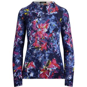 Lauren Ralph Lauren Trui  nachtblauw / donkerblauw / limoen / fuchsia