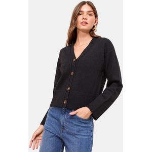 Friends Like These Gebreid vest  zwart