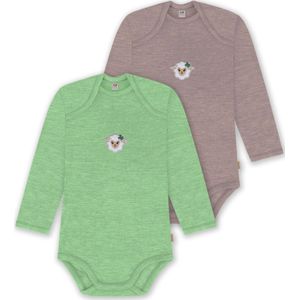 normani Rompertje/body 'Auckland'  beige / groen / gemengde kleuren