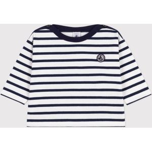 PETIT BATEAU Trui  donkerblauw / wit