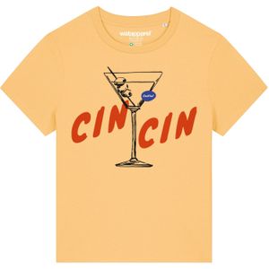 Watapparel Shirt 'Cin Cin'  blauw / honing / kreeft / zwart