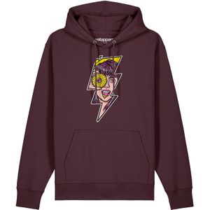 Watapparel Sweatshirt 'Donut'  beige / geel / donkerroze / bordeaux