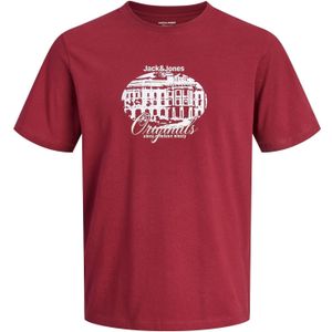 JACK & JONES Shirt  rood / wit