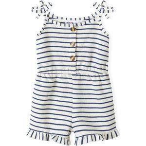 MINOTI Overall  donkerblauw / wit