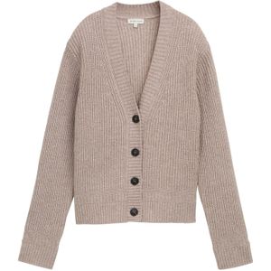 TOM TAILOR - Gebreid Vest - Taupe