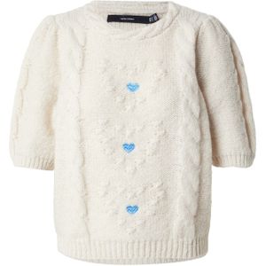 VERO MODA Trui  crème / azuur