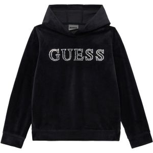 GUESS Sweatshirt  zwart / zilver