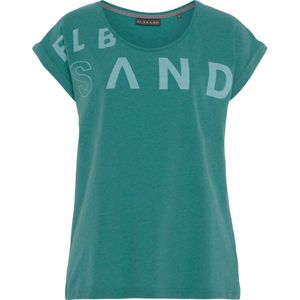 Elbsand - T-shirt - Petrol - Gemaakt van Zachte Jersey - Korte Mouwen
