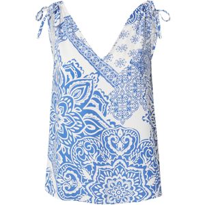 ONLY Blouse 'ONLNOVA'  blauw / wit