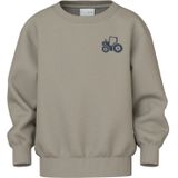 NAME IT Sweatshirt 'NMMVALLEN'  donkerblauw / grijs