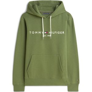 TOMMY HILFIGER Sweatshirt  navy / olijfgroen / rood / wit