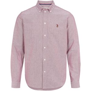 U.S. POLO ASSN. Overhemd 'Armin'  rood