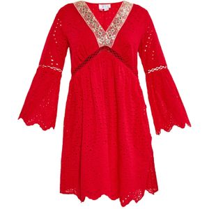 IZIA Zomerjurk  goud / pink / rood