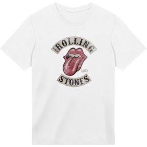 F4NT4STIC Shirt 'The Rolling Stones Tour '78'  grijs / rood / zwart / wit