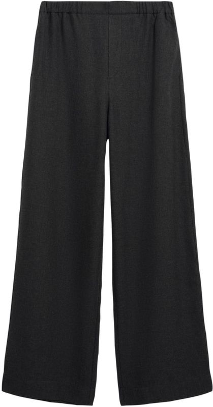 ARMEDANGELS - Jonvaalie Premium Mel - Damesbroek - Loose-fitting - Hoge Taille - Wijde Pijpen