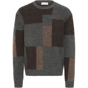 Casual Friday Trui ' CFWIREN '  donkerbruin