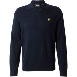 Lyle & Scott Trui  navy / geel