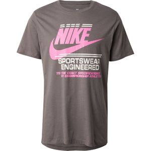 Nike Sportswear Shirt '6MO FUTURA FAHO25'  aardetinten / lichtroze / wit