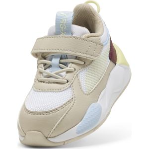 PUMA Sneakers 'RS-X'  pastelblauw / donkerbruin / pasteelgeel / wolwit