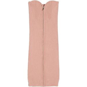 Bershka Gebreide jurk  pastelroze