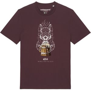 Watapparel Shirt 'Eichhörnchen'  gemengde kleuren / bordeaux