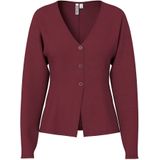 PIECES Gebreid vest 'PCGunhild'  rood