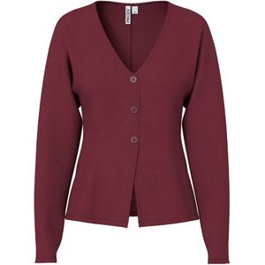 PIECES Gebreid vest 'PCGunhild'  rood