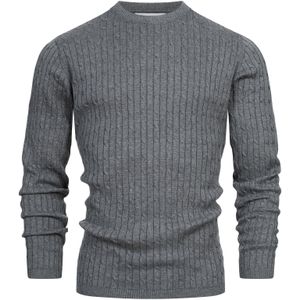 Kronstadt Trui 'Cable'  basaltgrijs