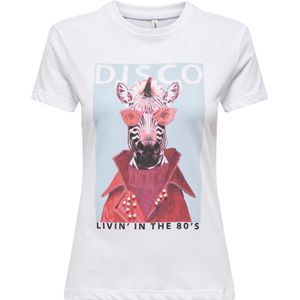 ONLY Shirt 'ONLVIBE'  lichtblauw / bourgogne / zwart / wit