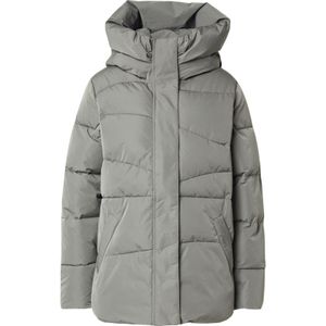 Mazine - Waves Quilt Puffer Jacket - Winterjack - Grijs/Olijfgroen - Waterdicht