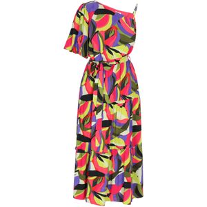 IZIA Zomerjurk  lila / pink / zwart