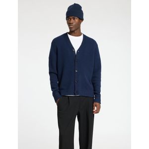 SELECTED Gebreid vest  blauw