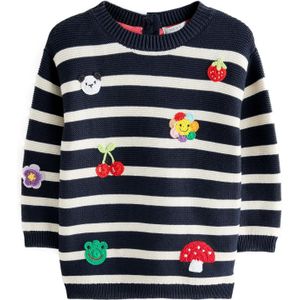 Next Jurk  navy / geel / groen / rood / wit