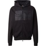 Carlo Colucci - Sweatvest - Donkergrijs / Zwart - Capuchon - Losse Pasvorm