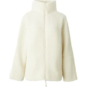 Gina Tricot Fleece jas 'Pile'  crème