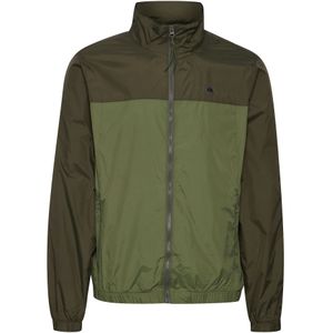 BLEND Tussenjas  olijfgroen / lichtgroen / wit