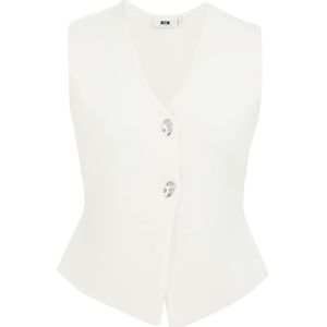 WE Studio - THE STATEMENT GILET - Gilet - Gebroken wit - Regular fit