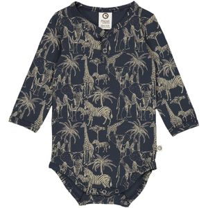 Müsli by GREEN COTTON - Rompertje - Beige - Donkerblauw