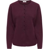 JDY - Vest - Gebreid - O-hals - Lange Mouwen - Knoopsluiting - Knit Fit