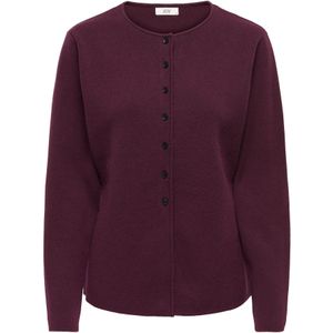 JDY - Vest - Gebreid - O-hals - Lange Mouwen - Knoopsluiting - Knit Fit